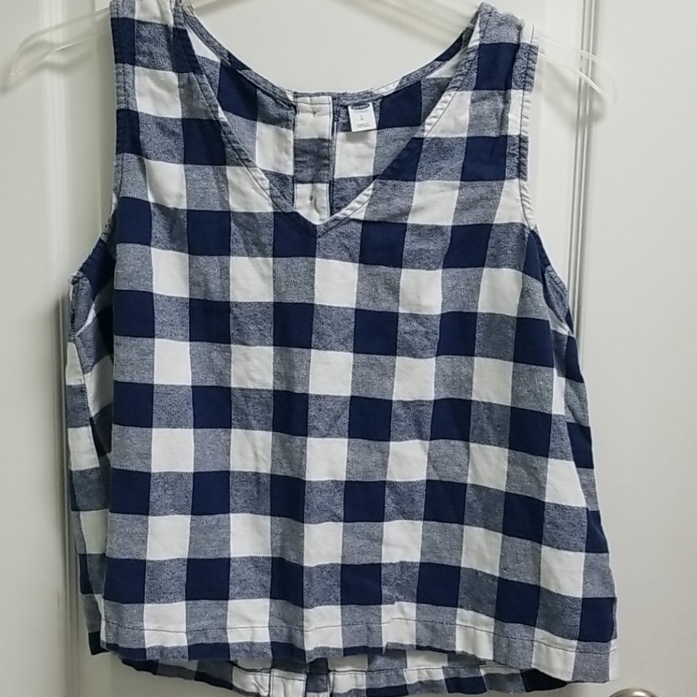 Old Navy buffalo plaid top